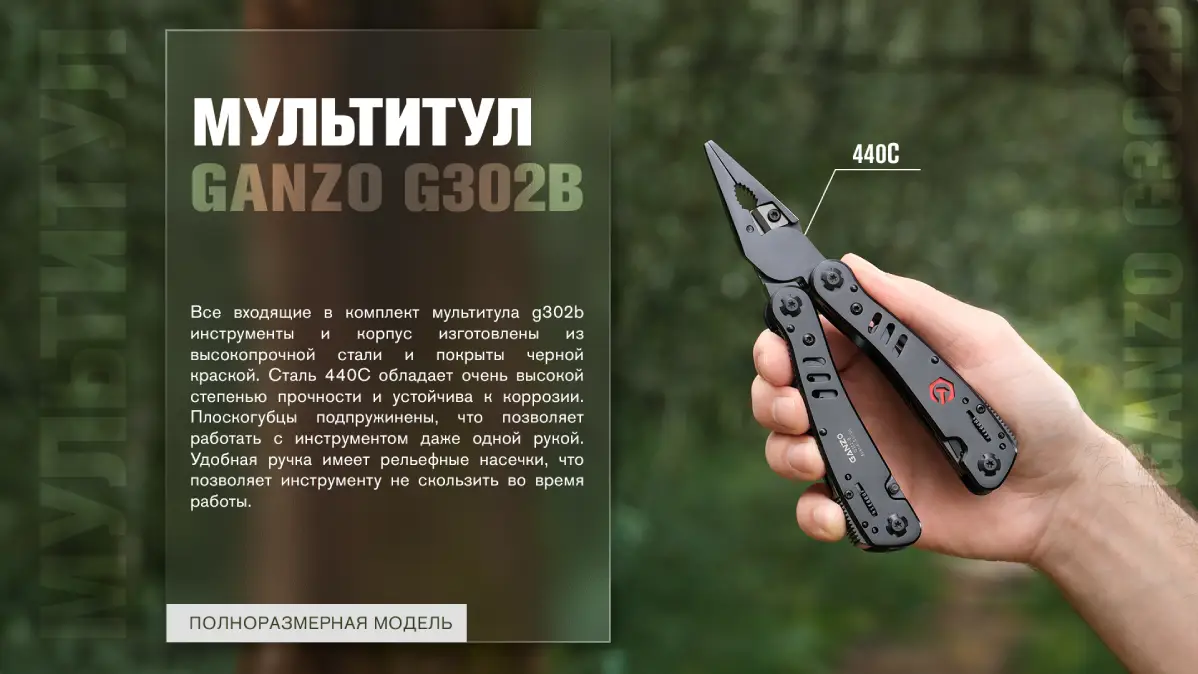 Фото 1 Multi_Tool_Ganzo_G302_B