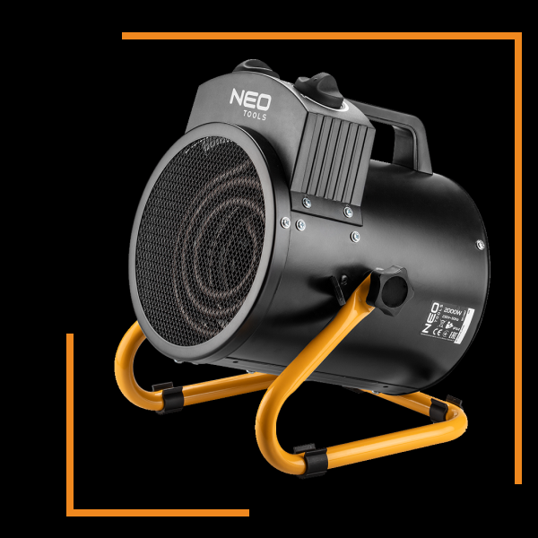 Neo Tools 90-067, 2 кВт, 50м2, IPX4, нагр. элемент - нерж.сталь