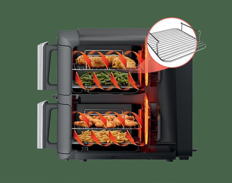 Фото  Ninja Double Stack XL 2-Level Hot Air Fryer SL451EU