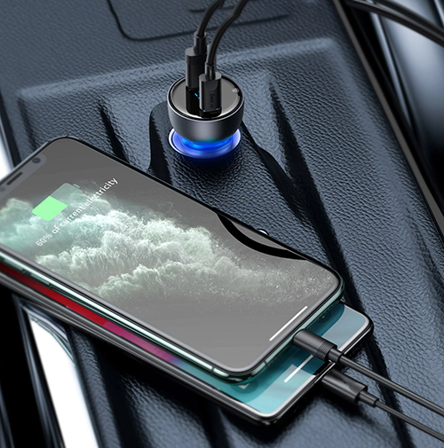 Фото 2 Particular Digital Display QC+PPS Dual Quick Charger Car Charger
