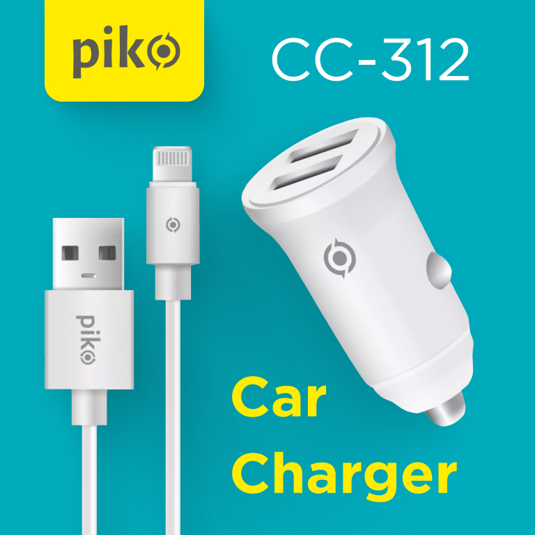 Фото Piko CC-312 15,5W белый + кабель Lightning