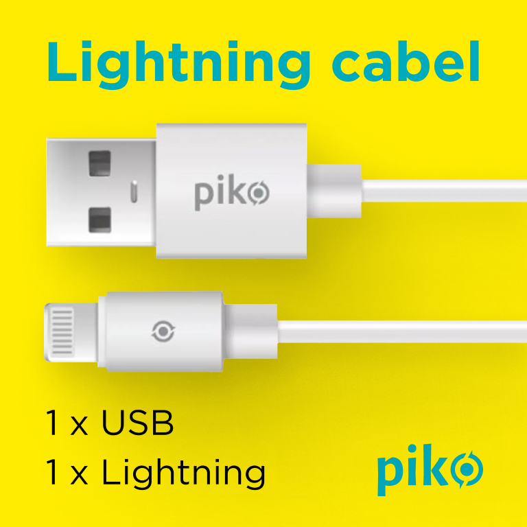 Фото Piko CC-312 15,5W белый + кабель Lightning