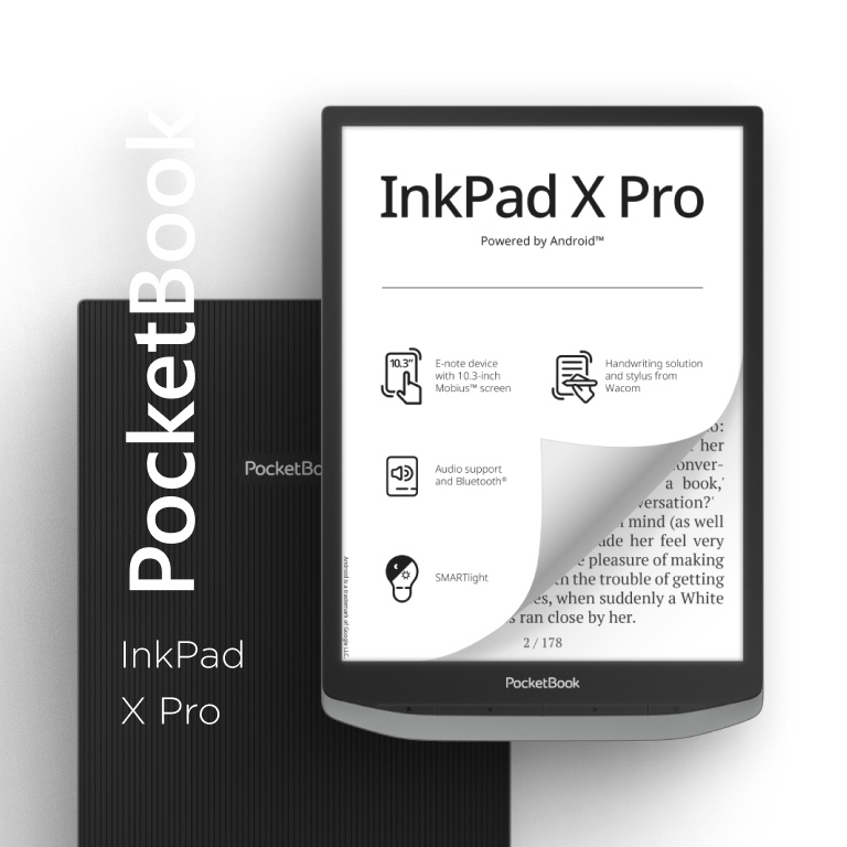 Фото 1 PocketBook InkPad X Pro Mist Grey