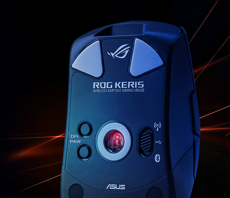 Миша ігрова Asus ROG Keris Wireless AimPoint Black (90MP02V0