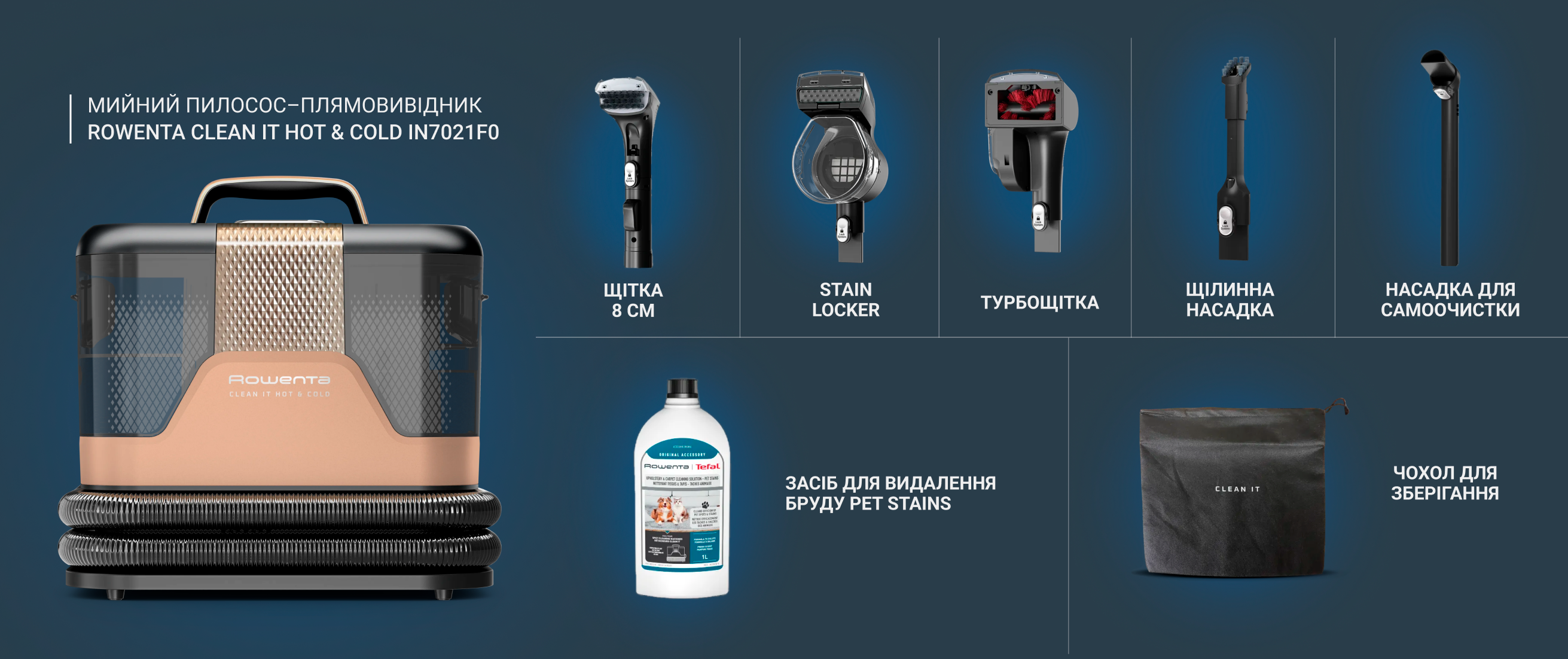 Фото Rowenta Clean It Hot & Cold IN7021F0