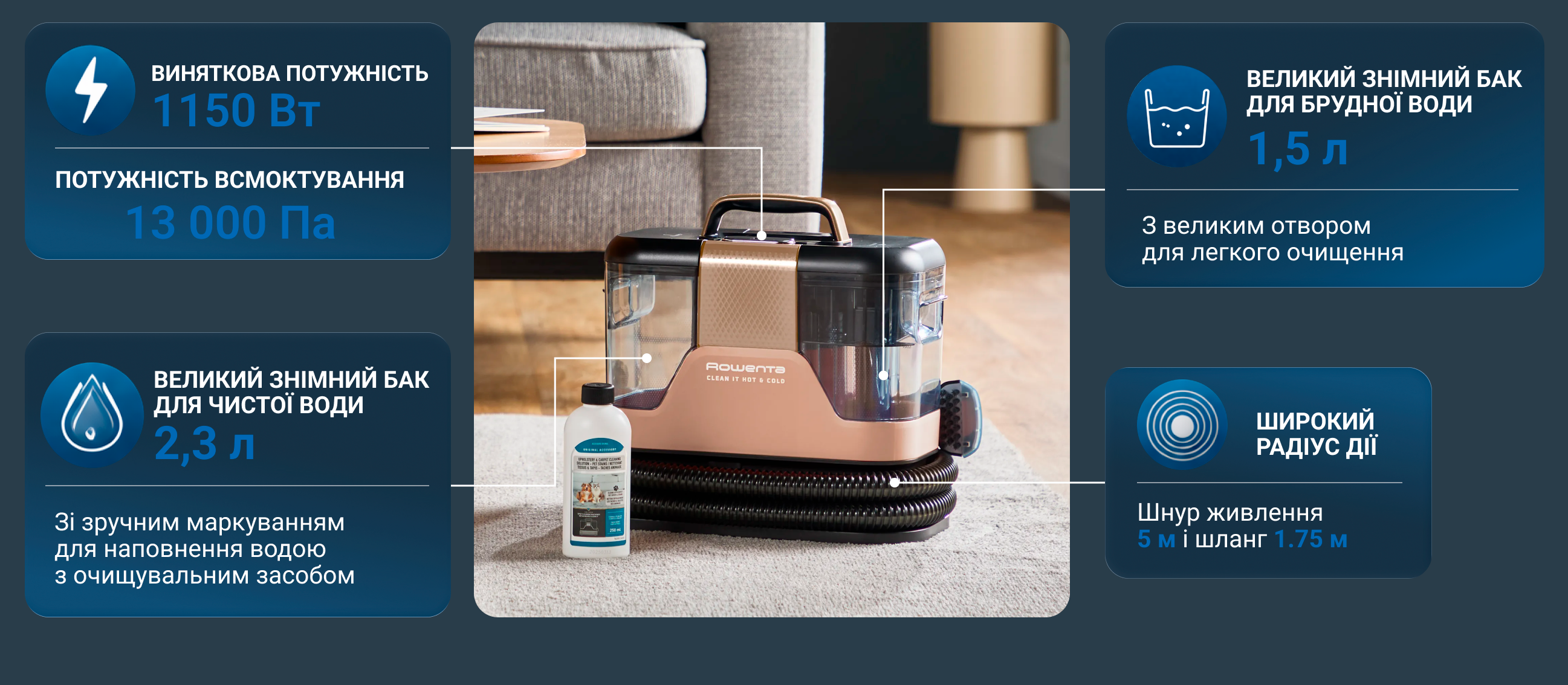 Фото Rowenta Clean It Hot & Cold IN7021F0