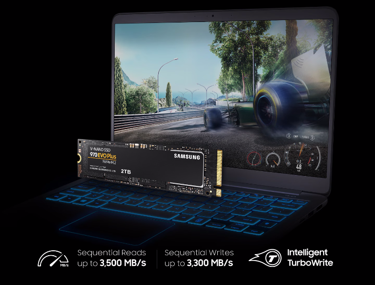 SSD-накопитель Samsung 970 Evo Plus 500GB M.2 PCIe 3.0 x4 V-NAND
