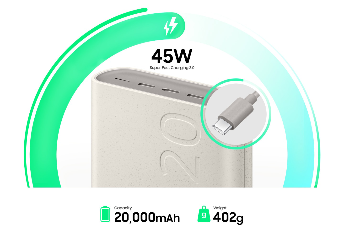 Фото 1 Samsung 20000mAh 45W