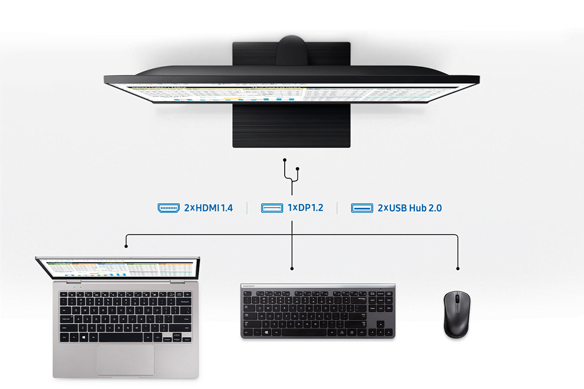 Фото 3 Samsung LF24T450FQIXCI