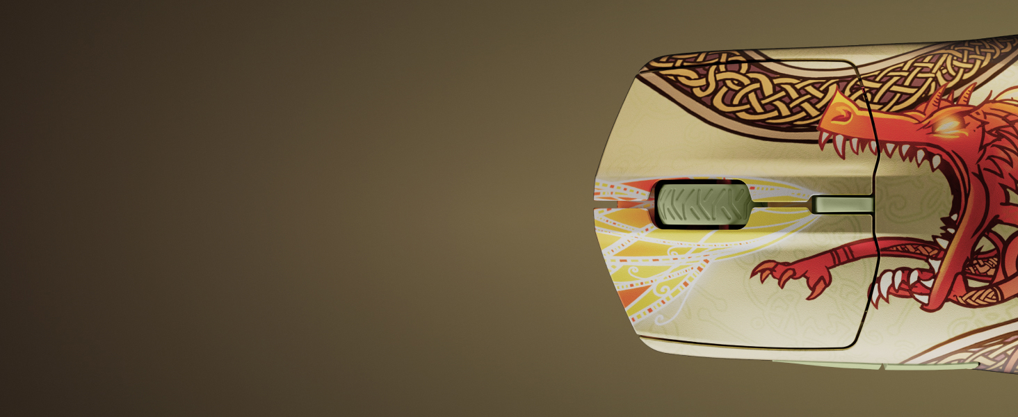 Фото SteelSeries CS2 Dragon Lore Edition, Wireless, RGB