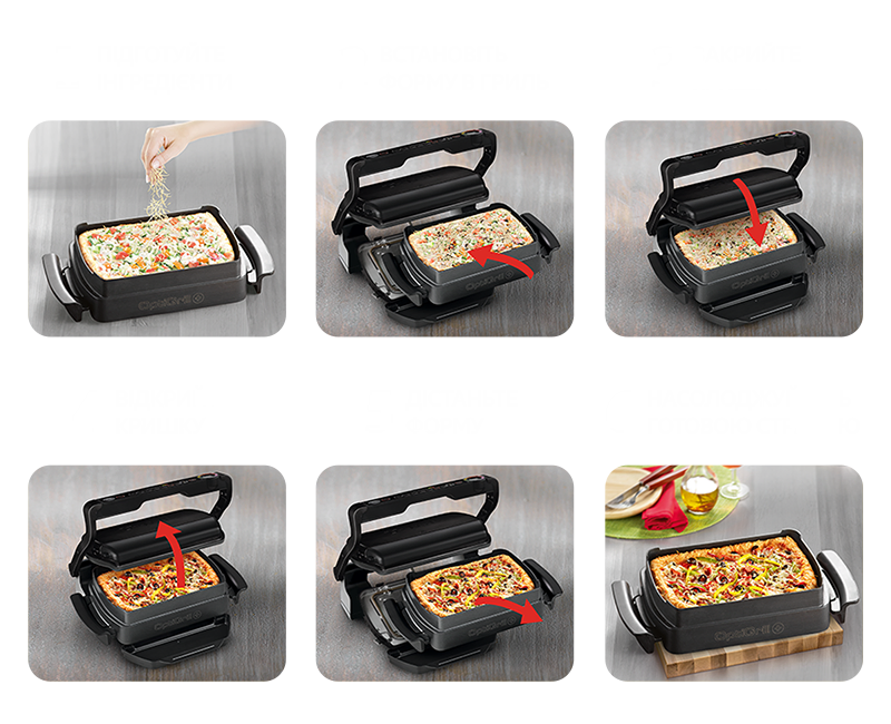 Фото 7 Tefal OptiGrill+ Snacking & Baking XL GC724D12 