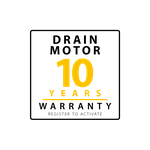 10 лет гарантии на сливной насос