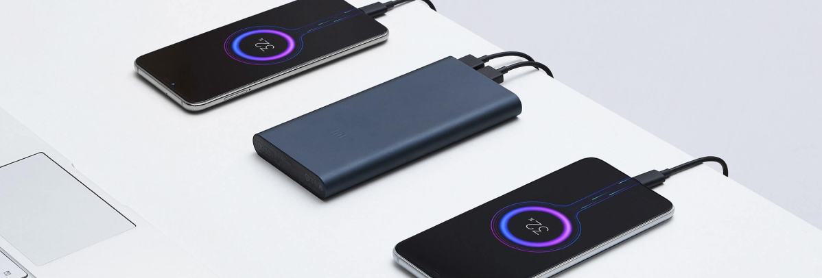 Xiaomi Mi Power Bank 3 Ultra Compact 18W 10000 mAh з швидкою зарядкою Универсальная батарея Li-Pol От USB
