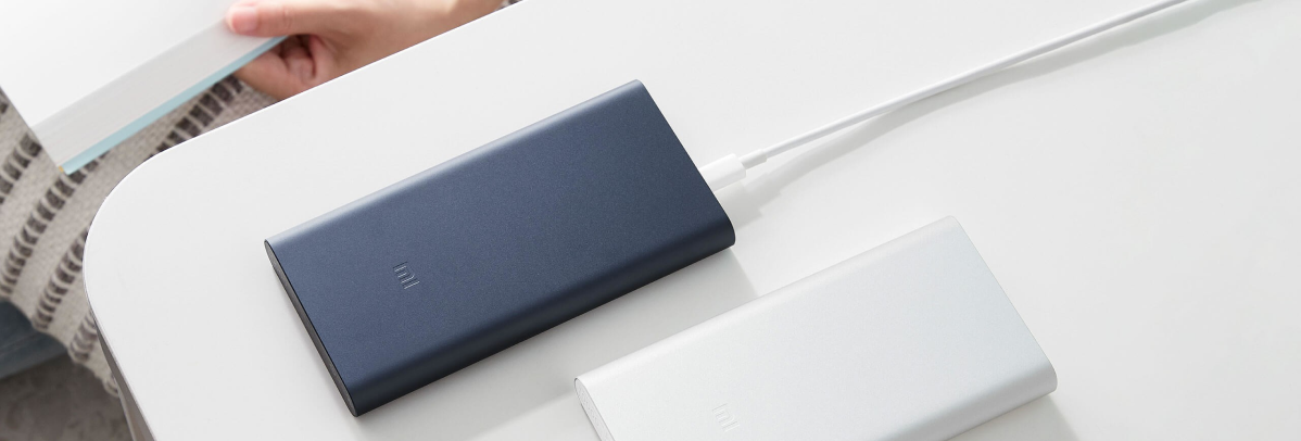Xiaomi Mi Power Bank 3 Ultra Compact 18W 10000 mAh з швидкою зарядкою Универсальная батарея Li-Pol От USB USBx2 micro Type-C
