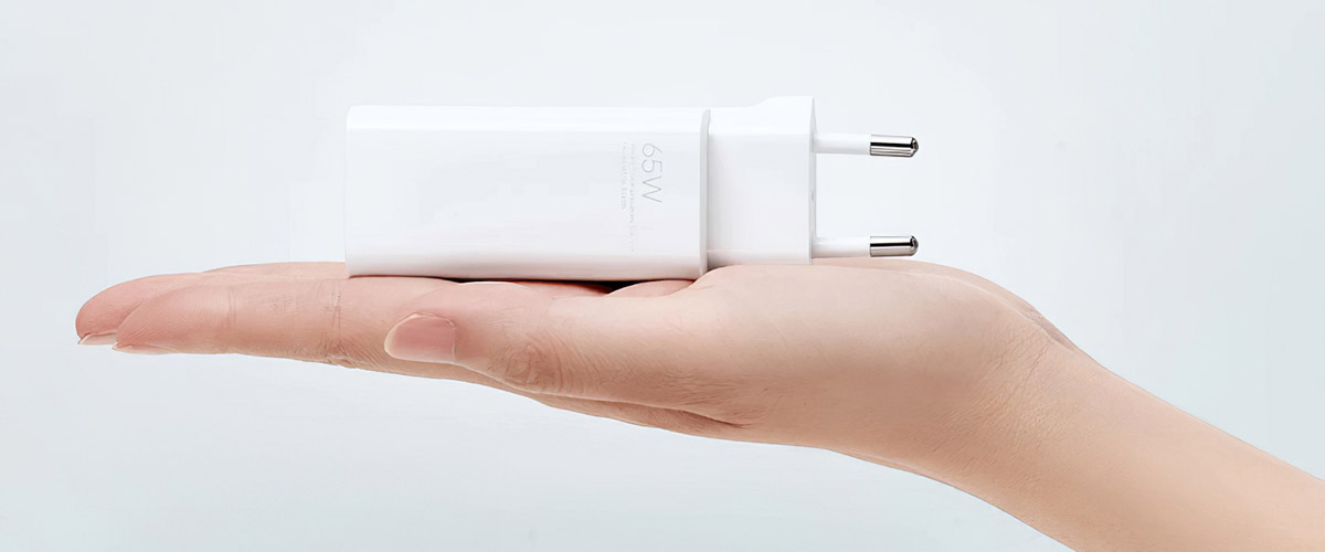 Xiaomi 65W GaN USB-A Белый USB Type-C
