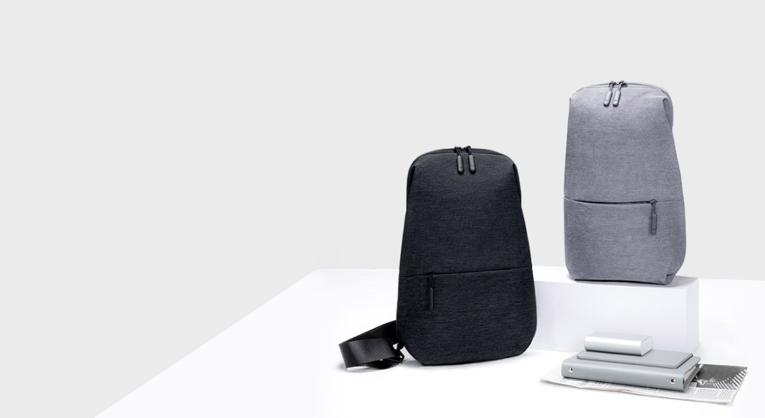 mi city sling bolsa dark grey