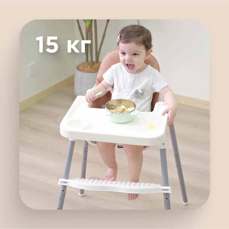 Стульчик для кормления Xingtai Zuoxi Children's ZX-108 белый