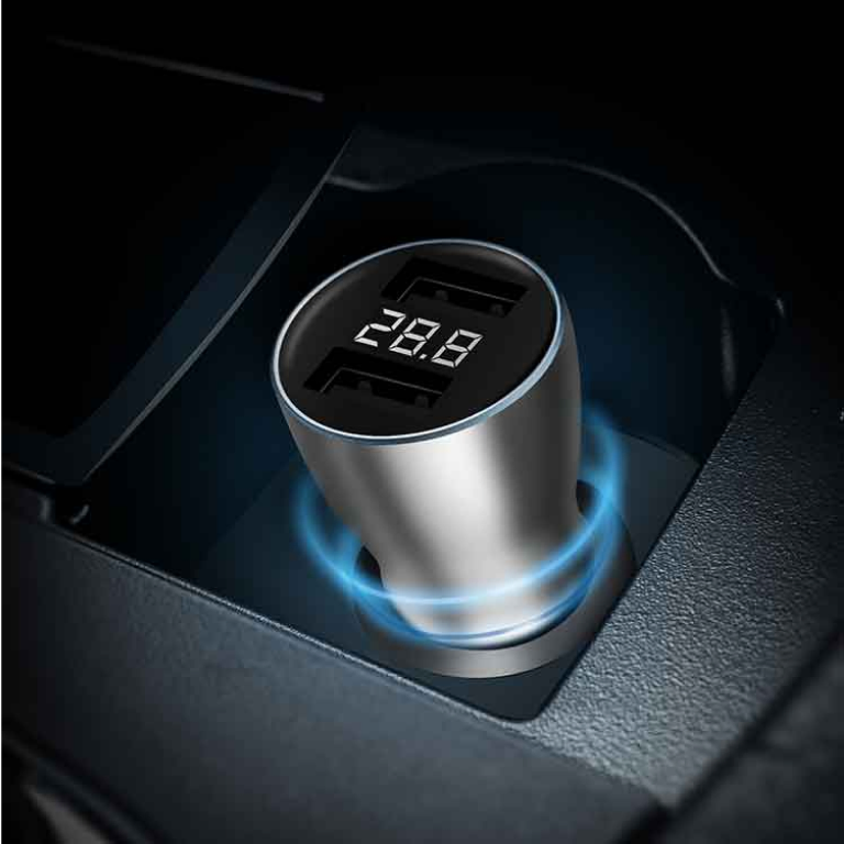 Фото 1 ZMI Dual USB Car Charger with LED