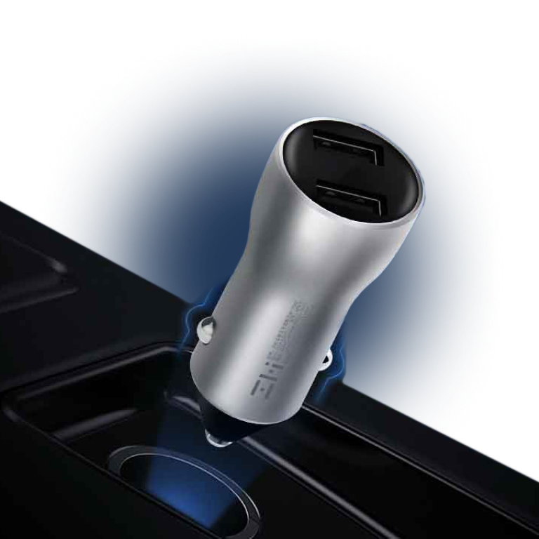 Фото 2 ZMI Dual USB Car Charger with LED