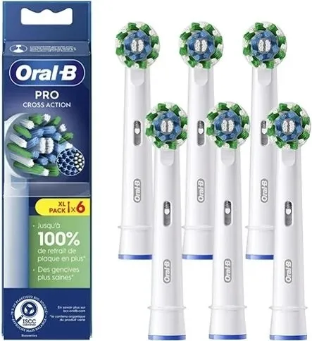 Насадка для зубної щітки Braun Cross Action EB50RX (6)