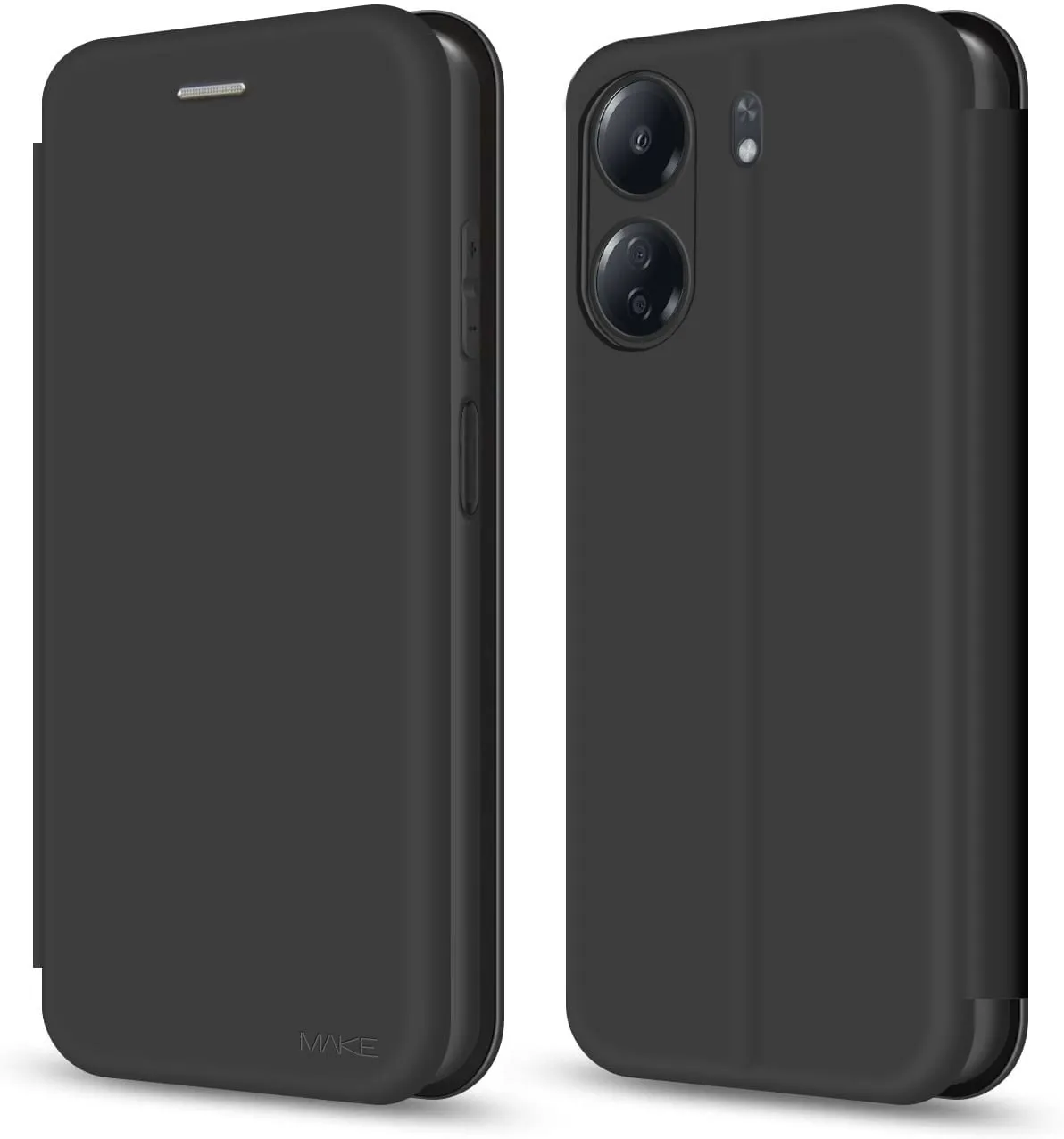 Чохол MAKE Flip чорний для Xiaomi Redmi 13C/Poco C65