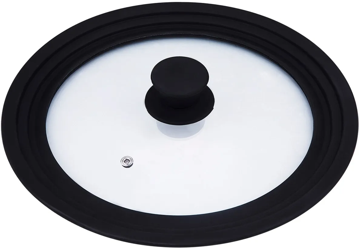 Кришка універсальна скляна Bergner Univer, 16-18-20 см (BG-2708)