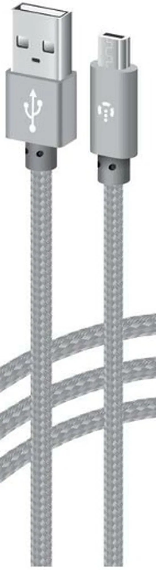 Кабель Intaleo USB to Micro 2,4A 1м( CBGNYM1) сірий
