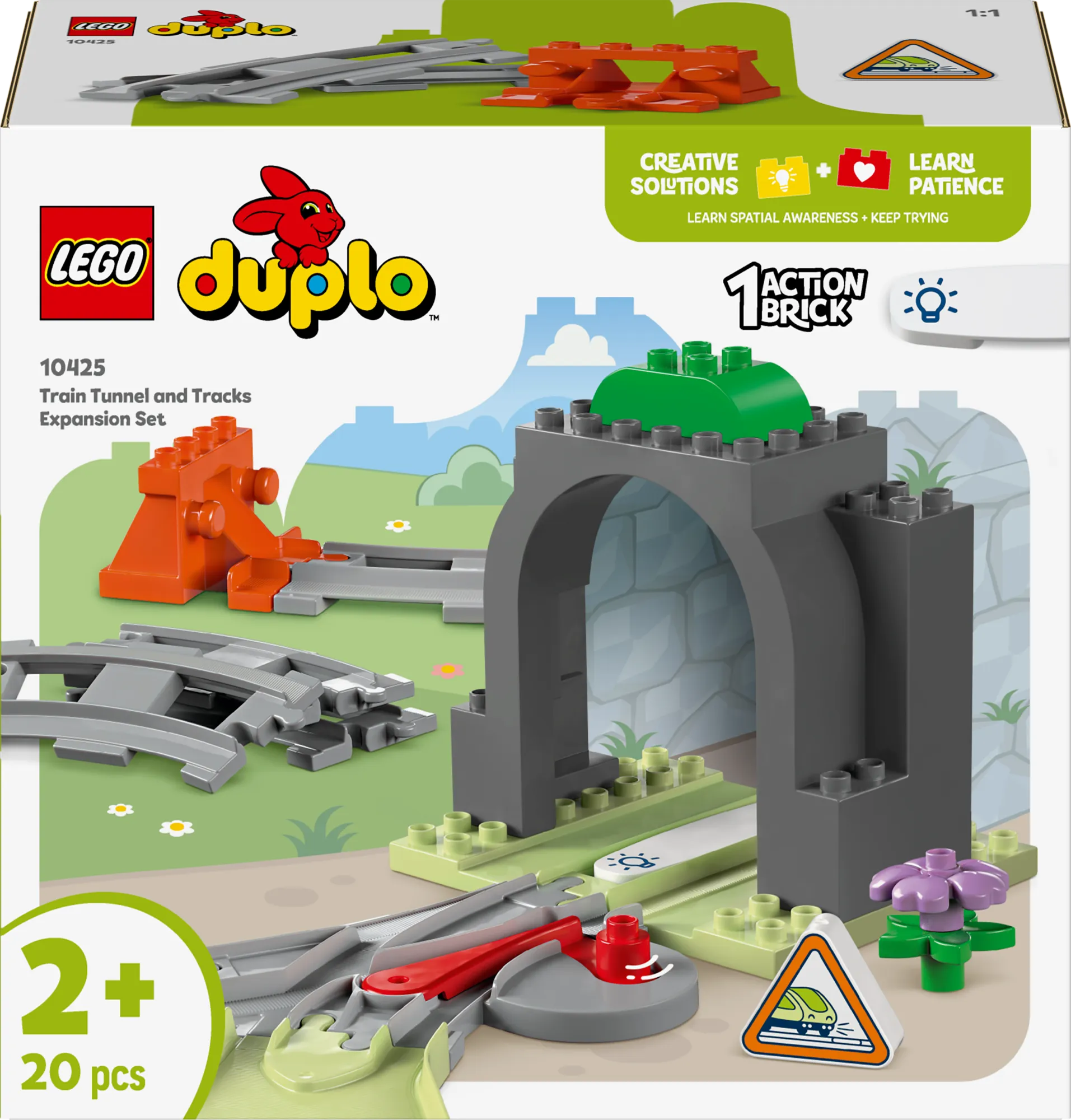 Конструктор LEGO® DUPLO Додатковий набір. Залізничний тунель і колії (10425)