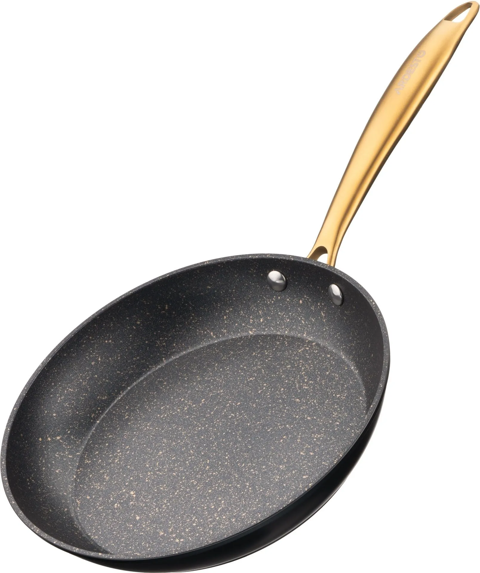 Сковорода ARDESTO Black Mars Sparkle, 24см, алюміній, чорний (AR1924BM)