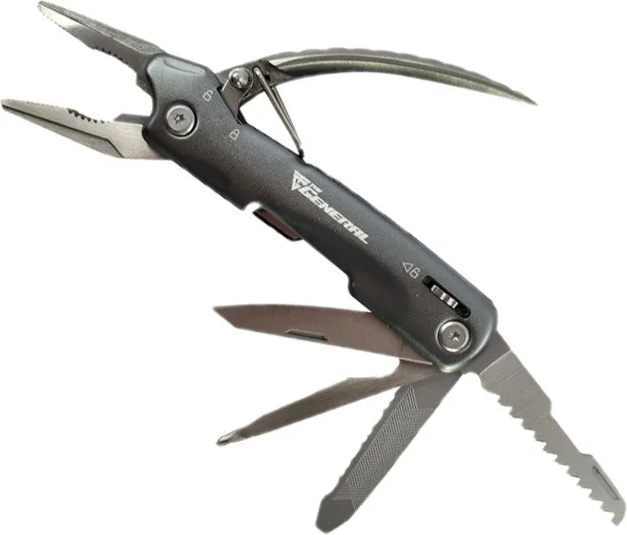 Мультиінструмент TheGeneral Ergo One у чохлі графітовий (1100TG-11)