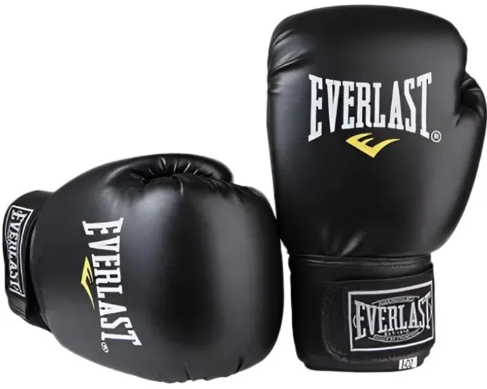 Рукавички для боксу Everlast 16 унцій, чорні (EF-0370-16)