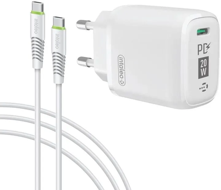 Зарядний пристрій Intaleo 20W Type-C (TCGQPD120T) білий