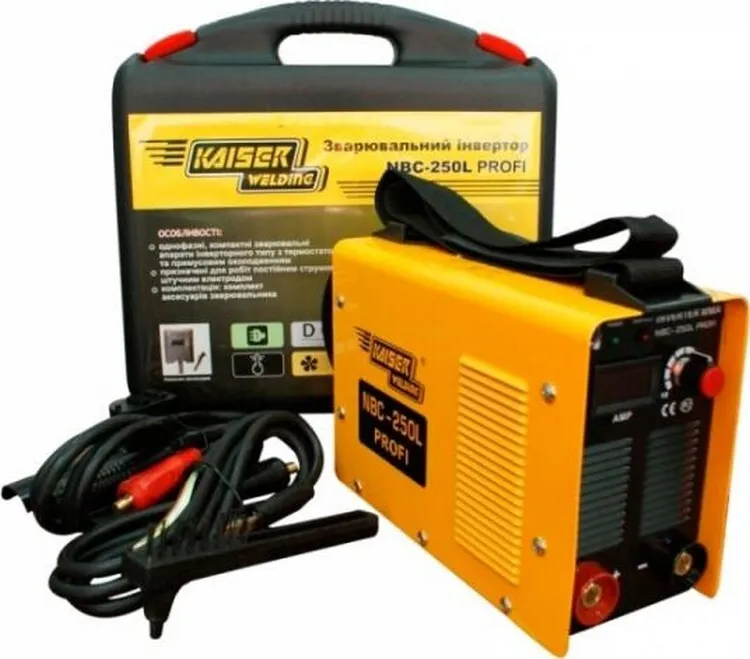 Зварювальний інвертор Kaiser Welding NBC-250L Profi