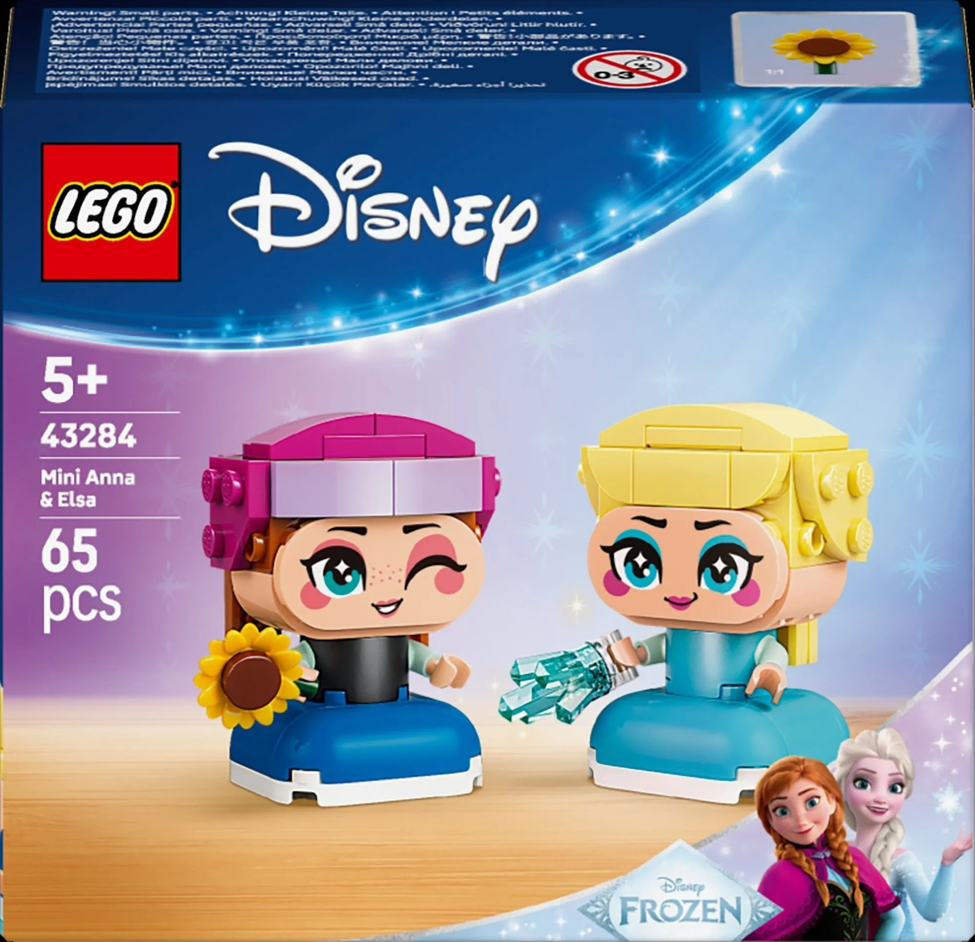 Конструктор LEGO® Disney Мініпринцеси Анна та Ельза (43284)