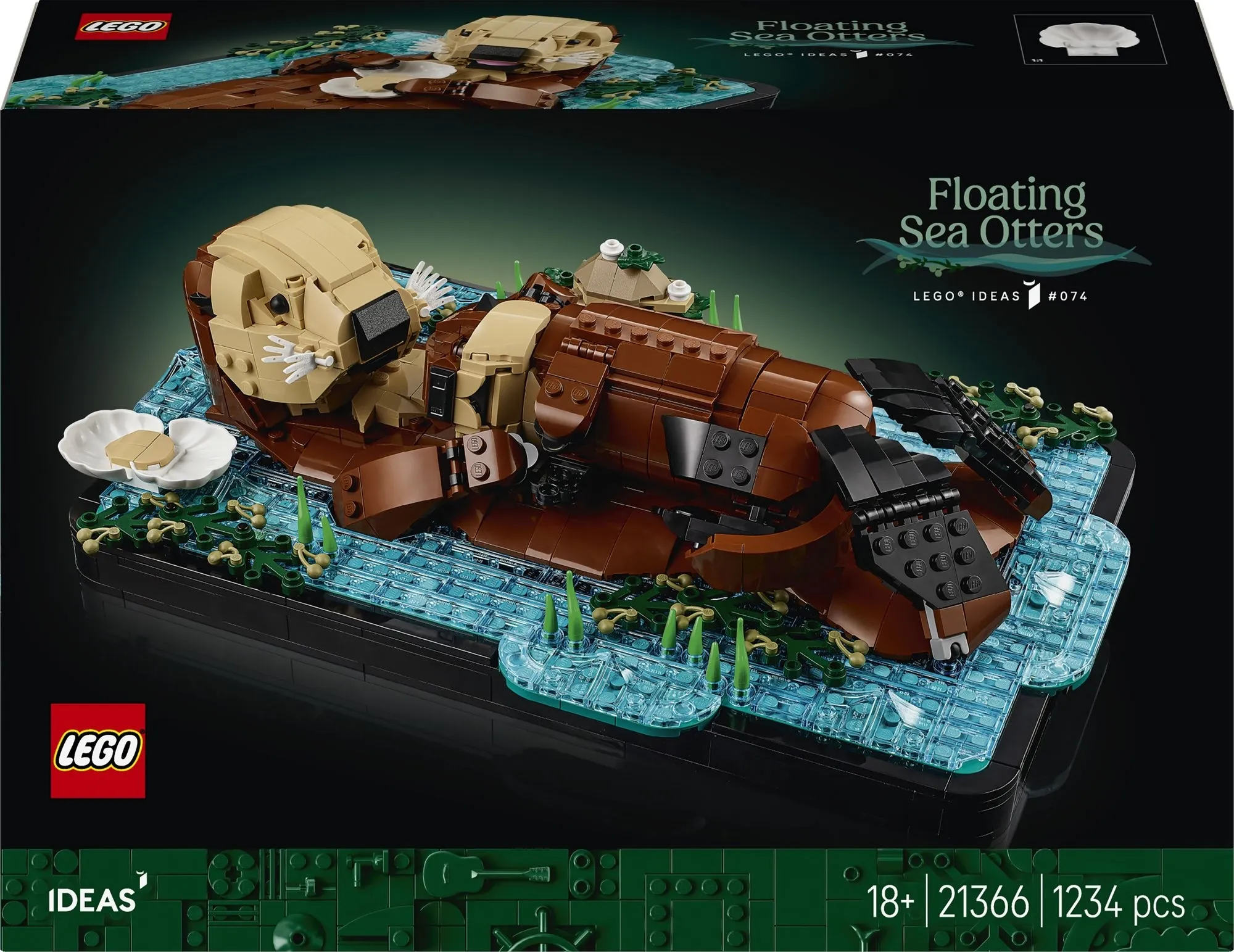 Конструктор LEGO® Ideas Пливучі морські видри (21366)