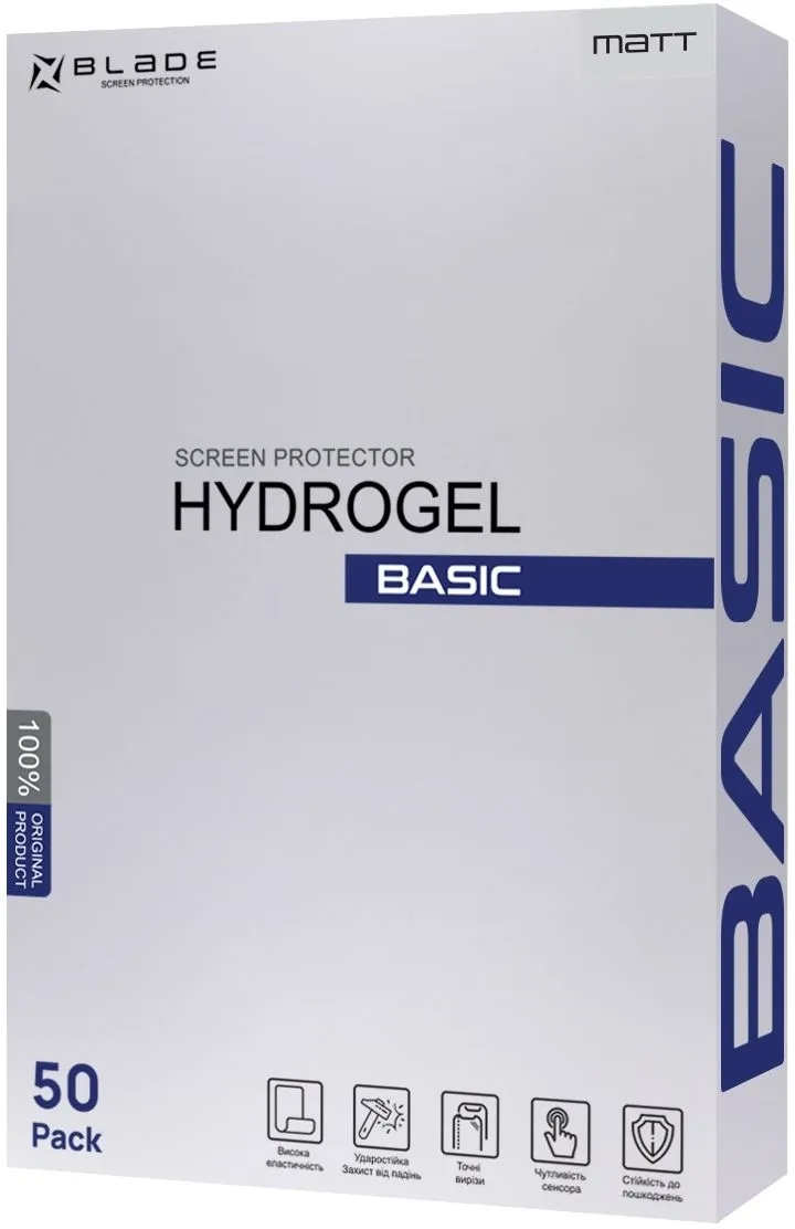 Захисна плівка BLADE Hydrogel Screen Protection BASIC (matt)