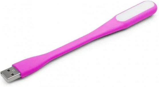 Мобільний USB ліхтарик LED Torch 1,2Вт Pink