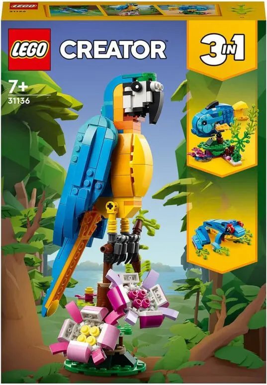 Конструктор LEGO® Creator Екзотичний папуга (31136)