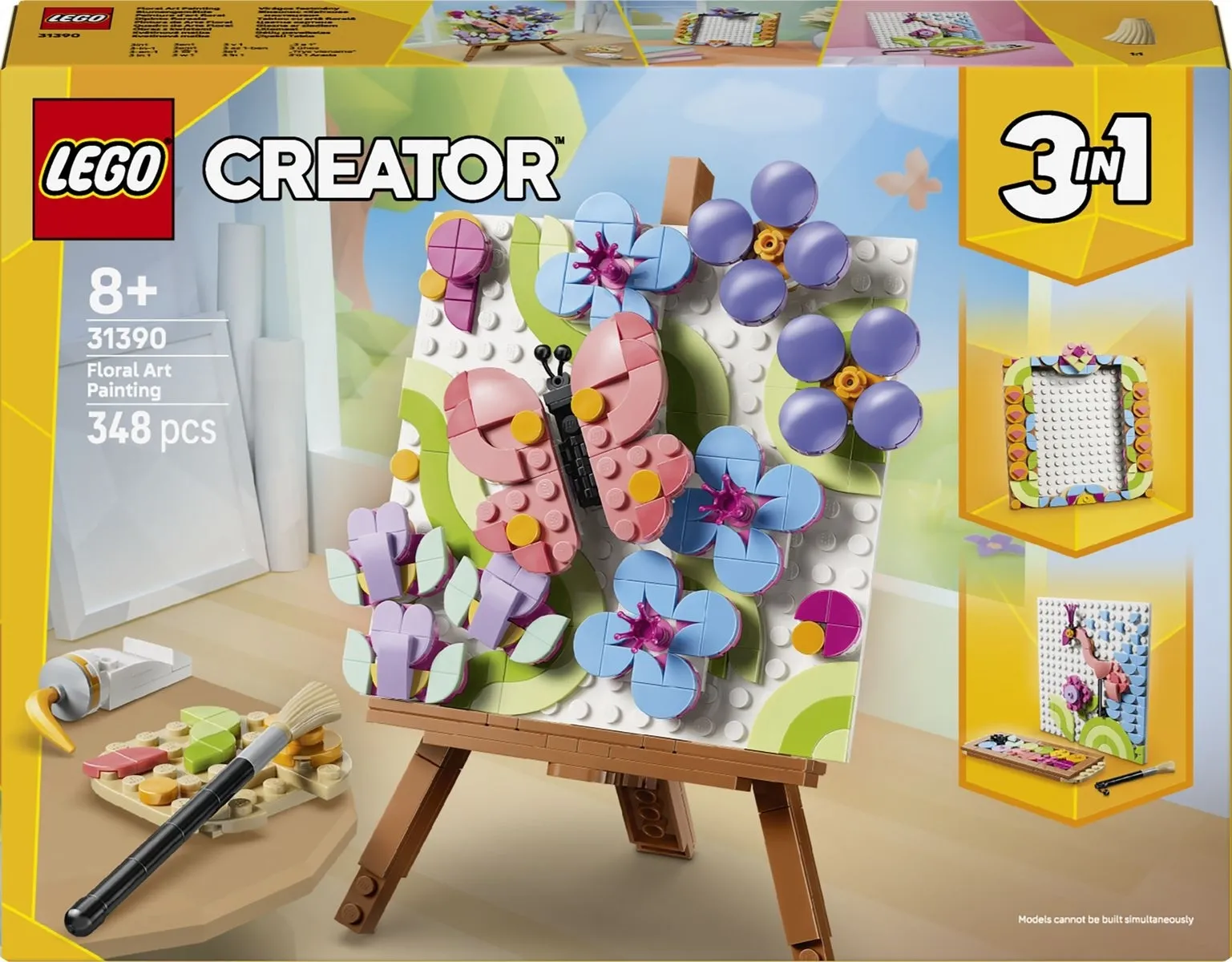 Конструктор LEGO® Creator Декоративний живопис «Квіткове мистецтво» (31390)
