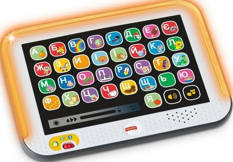 Дитячий планшет Fisher-Price Розумний планшет з технологією Smart Stages (укр. мова) (FBR86)