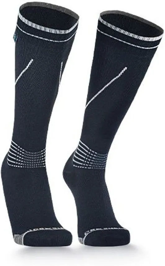 Водонепроникні шкарпетки Dexshell Longlite Socks 2.0, сірі полоски, розмір XL (47-49) (DS72506JBG-XL)