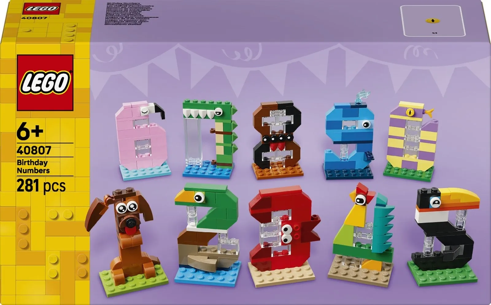 Конструктор LEGO® Iconic Цифри на день народження (40807)