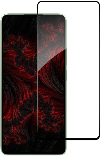 Захисне скло Intaleo Full Glue чорне для Xiaomi Poco X7 Pro