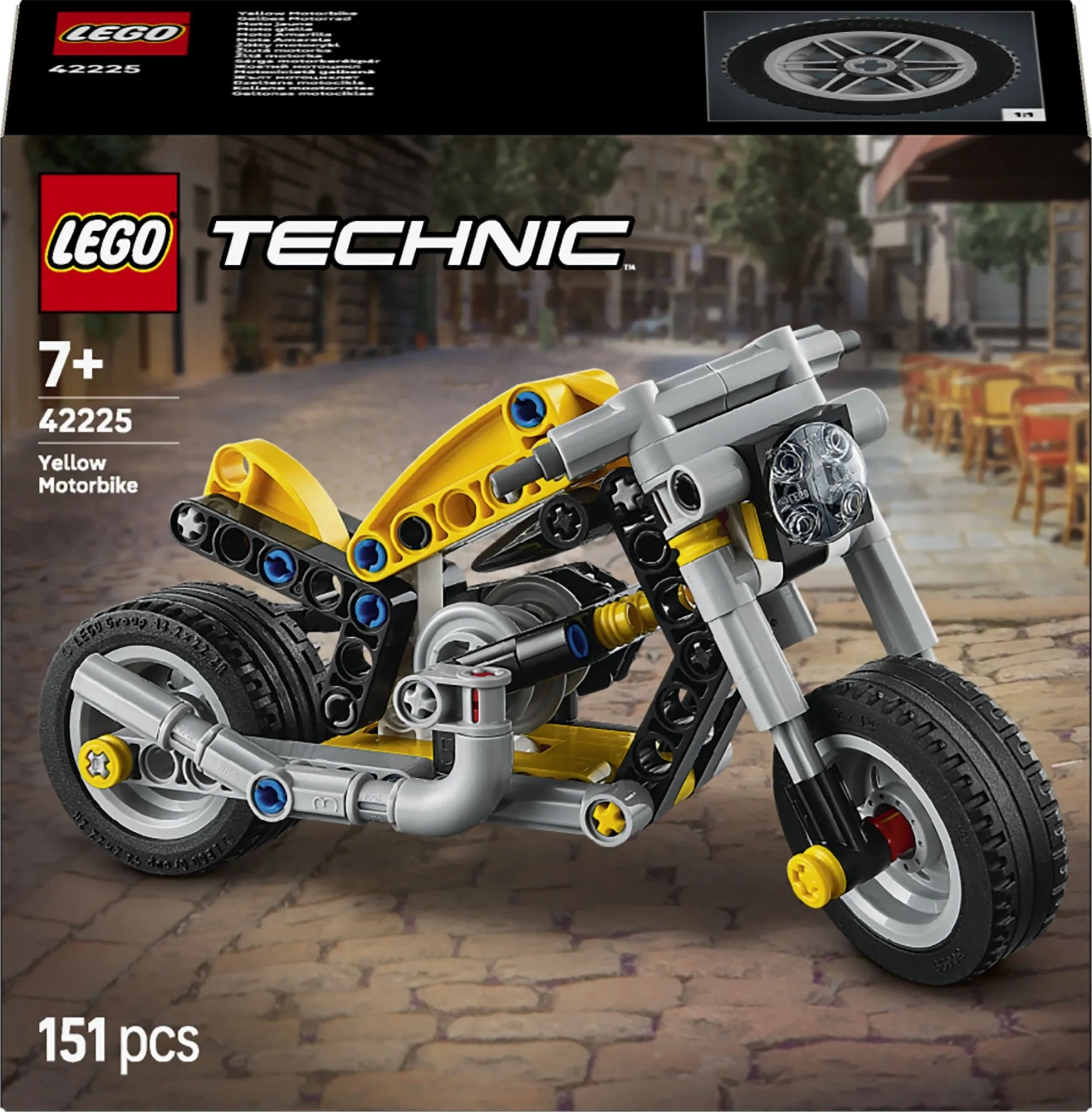 Конструктор LEGO® Technic Жовтий мотоцикл (42225)