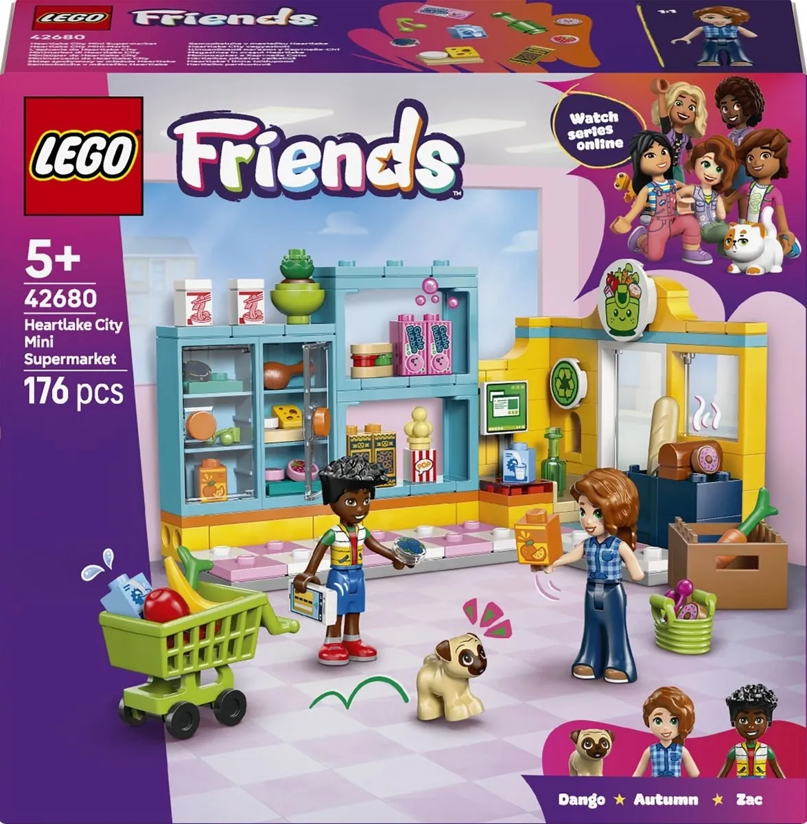 Конструктор LEGO® Friends Цілодобовий магазин у Хартлейк-Сіті (42680)