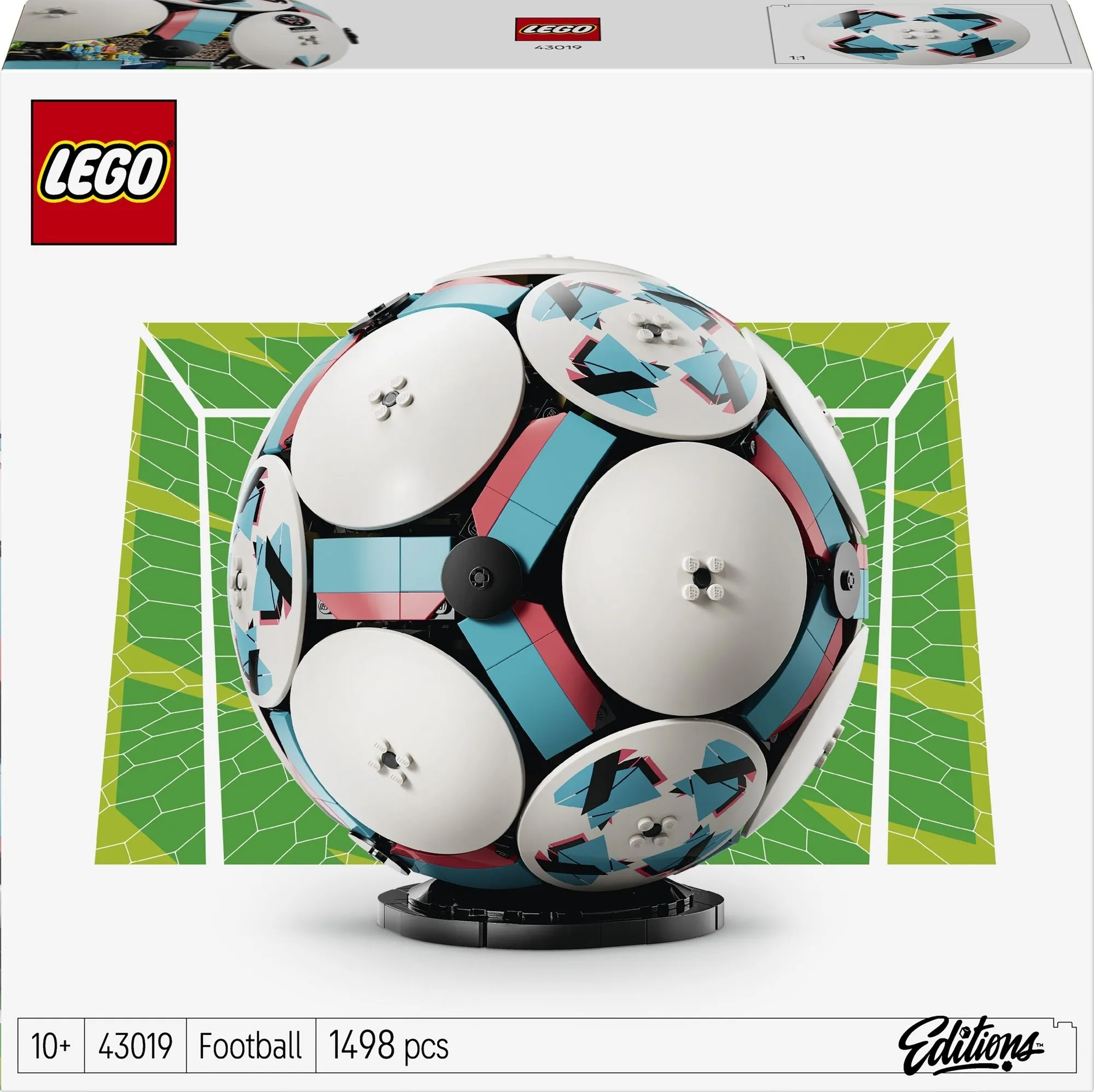 Конструктор LEGO® Editions Football Футбольний м'яч (43019)