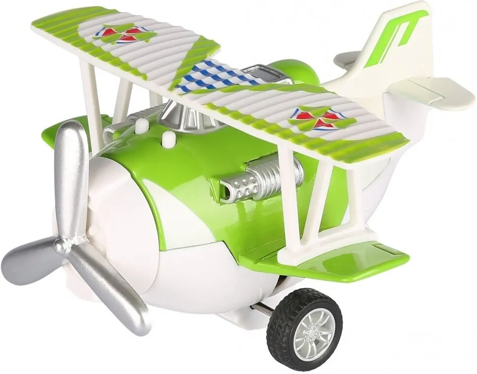 Літак металевий інерційний Same Toy Aircraft зелений SY8013AUt-4