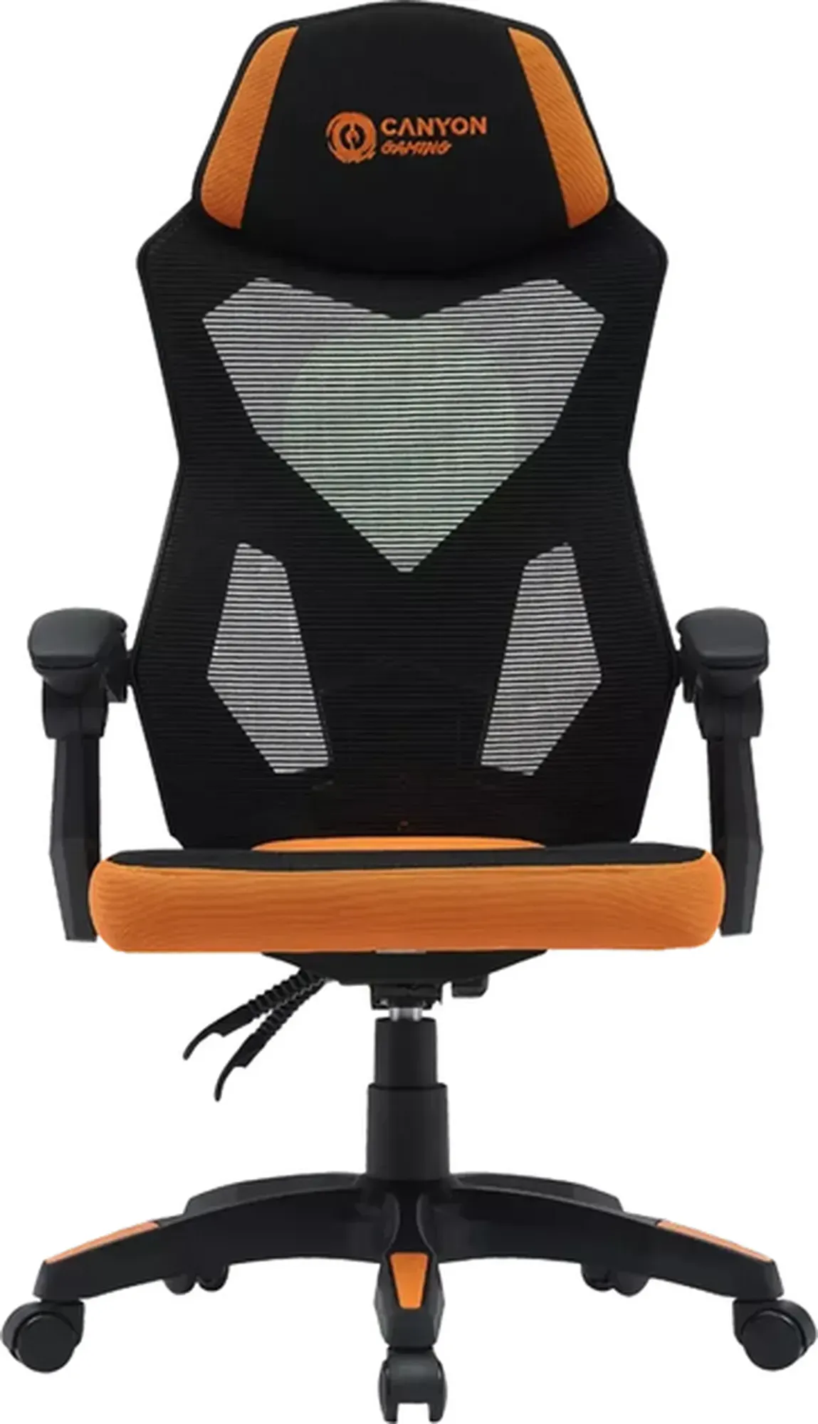 Геймерське крісло CANYON Wave MCH02 Mesh Black Orange (CNE-MCH02)