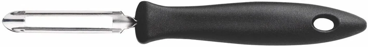 Овочечистка вертикальна з рухомим лезом Fiskars Essential, 6 см, нерж. сталь, пластик (1023787)