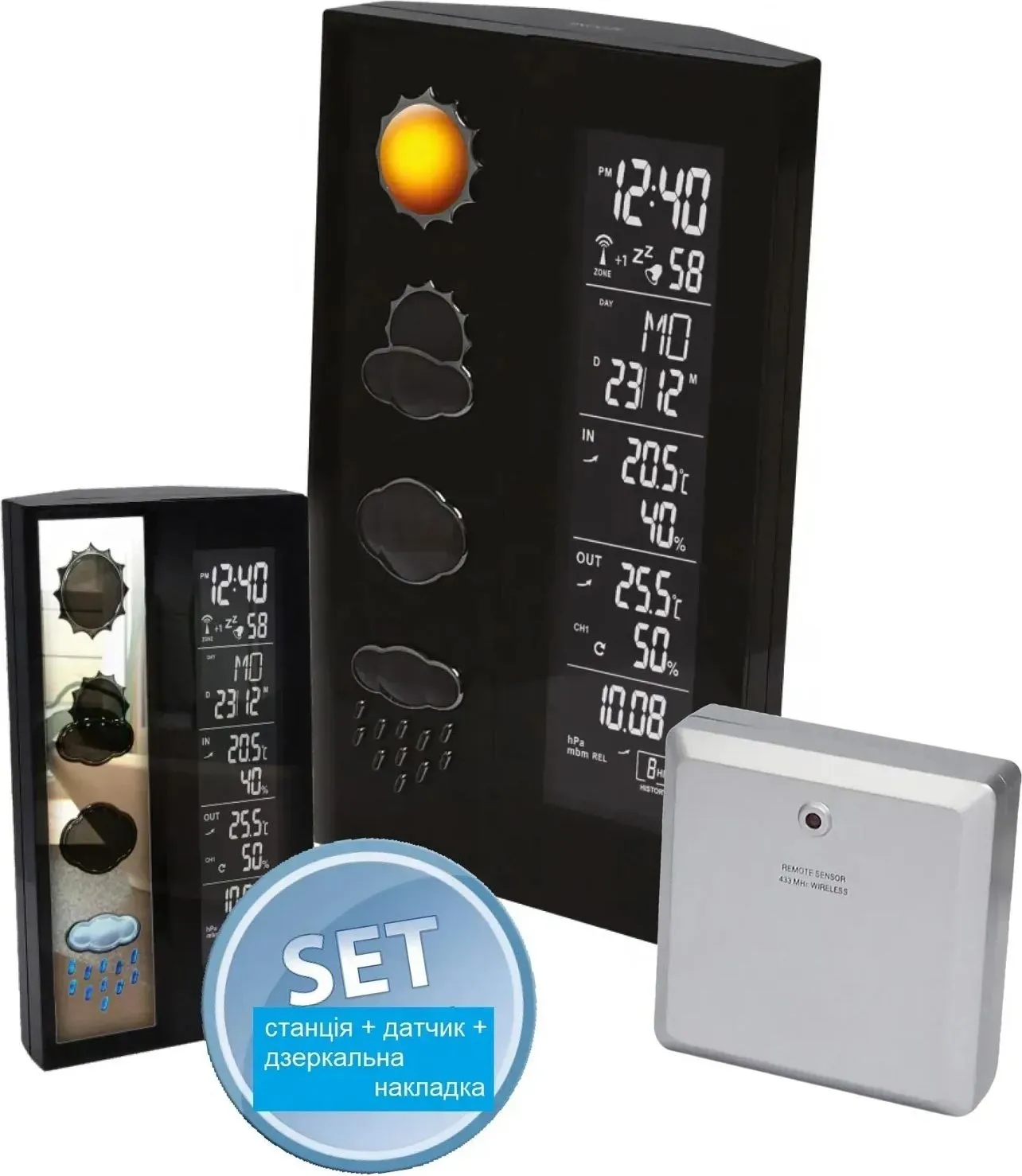 Метеостанция Technoline WS6650 Black (WS6650)